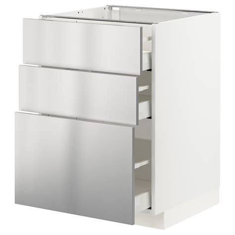 24 stainless steel base cabinet|ikea kitchen cabinets stainless steel.